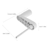 NAMOARLY 2pcs Manual Crank for Desk and Table, Replacement Crank Handle, High-Strength Silent Operation for Workbench Window and Standing Desk White NAMOARLY
