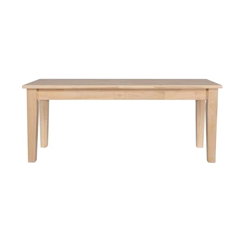 Boraam Shaker Backless Wood Bench - Blonde Oak Boraam