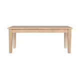 Boraam Shaker Backless Wood Bench - Blonde Oak Boraam