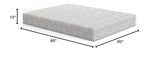 Vibe Heather Grey Gel Memory Foam Mattress, CertiPUR-US and Oeko-TEX Certifed Bed-in-a-Box in Ultra Small Package, 10-Inch, Queen Vibe