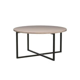 Round Coffee Table Sofa Table Kitchen Dining Tables Modern Leisure Tea Table Office Conference Pedestal Desk White HOMERECOMMEND