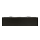 HOMES: Inside + Out Naomi Modern Decorative Accent LED Console Table with W-Shaped Legs and Remote, Wood Entryway Furniture for Living Room, Hallway, Entrance, Small Spaces, Black HOMES: INSIDE + OUT