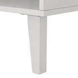 Panana Kitchen Buffet Cabinet Storage Sideboard with 2 Doors 2 Shelves, White, 41.8" L x 15" W x 32.5" H Panana