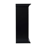 SEI Furniture Torlington Marble Tiled Electric Fireplace - Black SEI Furniture