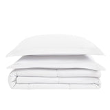London Fog Garment Washed Solid Comforter Set White Microfiber 3-Piece King Comforter Set, Solid Themed, Adult and Teen, Oeko-TEX Certified LONDON FOG