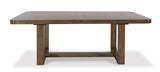 Signature Design by Ashley Cabalynn Farmhouse Dining Extension Table with 1 Removable Center Leaf, Light Brown Signature Design by Ashley