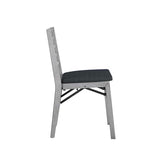 COSCO Contoured Back Wood Folding Chair, 2-Pack, Gray Wash COSCO