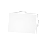 Unomor 10pcs Sheets Shrink Film Hot Crafts for Maker Heat Shrinkable Jewelry Art Wrapping Shrinking Key Making Supply Handicraft Supply Material Bops Transparent Unomor