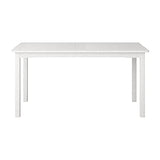 Miramar Contemporary White Washed Wood Rectangular Outdoor Dining Table CorLiving