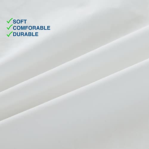 Sleeper Sofa Sheet, Trifold Mattress, Queen Size Sofa Bed Sheet 59" x 72" x 6", Fits 6" Futon Bed, Percale Cotton/Poly Blend, for 6 inch Mattress, Made in The USA BARGOOSE HOME TEXTILES, INC.