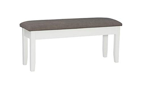 Powell Furniture Jane Storage, Antique White Dining Bench, Powell