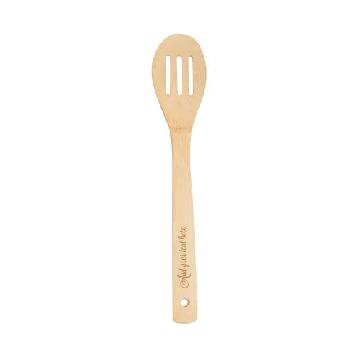 Custom Engraved Bamboo Cooking Spoons Set - Thumbnail 2