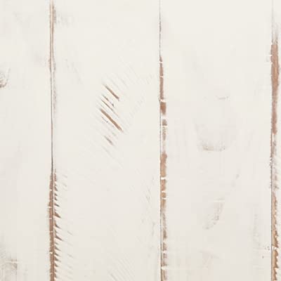 Signature Design by Ashley Wystfield Farmhouse Chair Side End Table with Cabinet Door for Storage, White & Brown with Distressed Finish Signature Design by Ashley