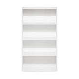 Furinno Pasir 4-Tier White Bookshelf & Storage Solution Furinno