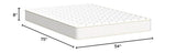 Best Price Mattress 8 Inch Tight Top Innerspring Hybrid Mattress - Comfort Foam Top with Bonnell Spring Base, Full White Best Price Mattress