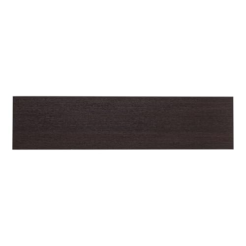 HOMES: Inside + Out Naomi Modern Decorative Accent Console with W-Shaped Legs, Narrow Desk, Wood Entryway Console Table for Living Room, Hallway, Entrance, Small Spaces, Cappuccino HOMES: INSIDE + OUT