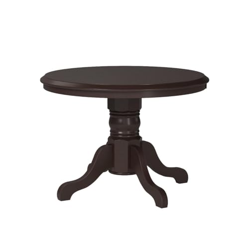 Classic Black 42" Round Pedestal Dining Table by Home Styles homestyles