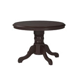 Classic Black 42" Round Pedestal Dining Table by Home Styles homestyles