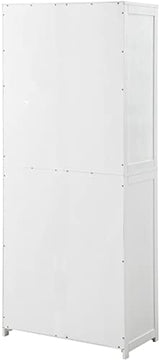 Crosley Furniture Savannah Tall Pantry, White Crosley Furniture