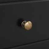 Yaheetech Nightstand Set of 2, Wooden Bedside Tables with 2 Drawer and Cubby, 2Pcs Tall Nightstand for Bedroom Small Space, Bedside Cabinet Telephone Table, 19″ L × 16″ W × 29″ H, Black Yaheetech