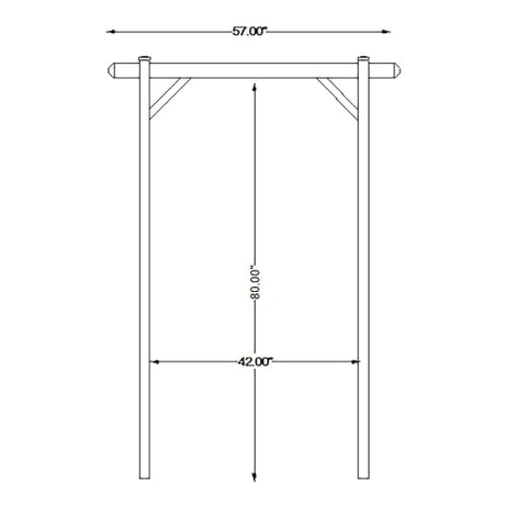 Dura-Trel 11199 Elmwood Arbor, White DuraTrel
