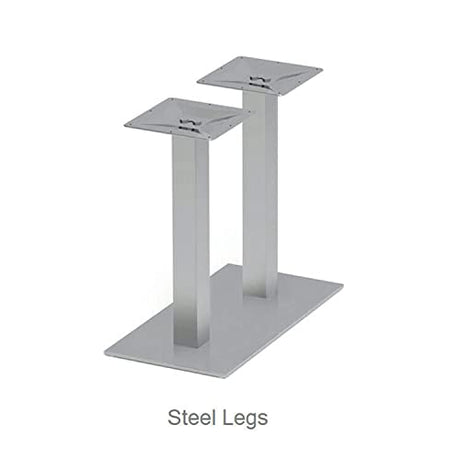 Thaweesuk Shop New Gray Finishes 12 ft Modern Executive Boat Shaped Wood Conference Table Dual Post Metal Legs Grommets Racetrack Silver 2 Power Data Modules Boardroom Room Meeting Business Furniture Generic