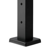 VEVOR 4 Pack Cable Railing Post, 42"x2"x2" Level Drilled Deck Railing Post, SUS304 Stainless Steel Black Cable Railing System Kit for Indoor Outdoor Deck Balcony, 4JZLGZXHS106URZU0001V0 VEVOR