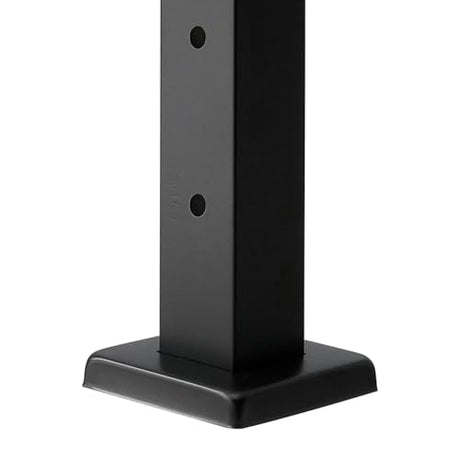 VEVOR 4 Pack Cable Railing Post, 42"x2"x2" Level Drilled Deck Railing Post, SUS304 Stainless Steel Black Cable Railing System Kit for Indoor Outdoor Deck Balcony, 4JZLGZXHS106URZU0001V0 VEVOR