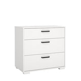 Tvilum Sofia 3-Drawer Bedroom Storage Chest, White, 27.6" W x 26.2" H x 15.67" D Tvilum