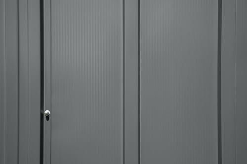 Arrow Classic Metal Shed, 12 x 17, Charcoal Arrow Shed