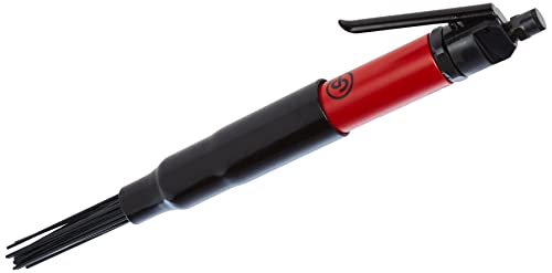 Chicago Pneumatic CP7120 Air Powered Adjustable Needle Scaler and Chisel, 4,600 BPM, Red Chicago Pneumatic