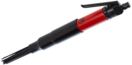 Chicago Pneumatic CP7120 Air Powered Adjustable Needle Scaler and Chisel, 4,600 BPM, Red Chicago Pneumatic