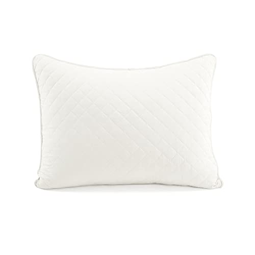 Lush Decor Ava Quilt Diamond Pattern Solid 2 Piece Oversized Bedding Blanket Bedspread Set - Twin-XL - White Lush Decor
