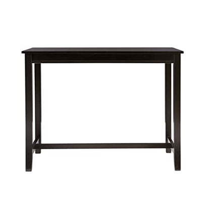 Linon Black 36 inch Counter Height Pub Claridge Table - WoodArtSupply