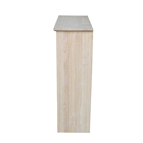 International Concepts Shaker Bookcase, 36-Inch, Unfinished IC International Concepts