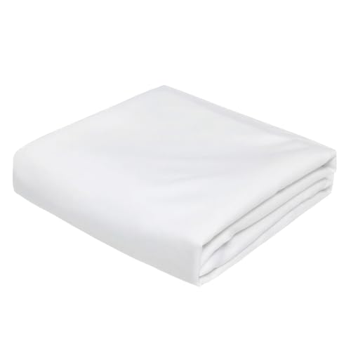 MTWML Twin Crib Mattress Cover Replacement – Breathable Cotton-Polyester Diamond Quilted Sheet, Machine & Hand Washable, Soft Hypoallergenic for Baby Bedding Fit Twin Bassinet(Single Cover) MTWML