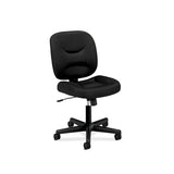 HON ValuTask Armless Desk Chair, Padded Mesh Low Back, Ergonomic Tilt-Tension Recline Control, Swivel Rolling Wheels - Small Office Chairs for Bedroom, Dorm, Small Spaces, Computers HON