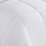 Sweet Home Collection 5 Piece Comforter Set Bag Solid Color All Season Soft Down Alternative Blanket & Luxurious Microfiber Bed Sheets, White, Twin Sweet Home Collection