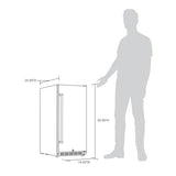 NewAir 15" Commercial Beverage Refrigerator | Weatherproof Stainless Steel Fridge | Built-In or Freestanding Outdoor Patio Fridge For Beer, Wine, Food NCR032SS00 NewAir