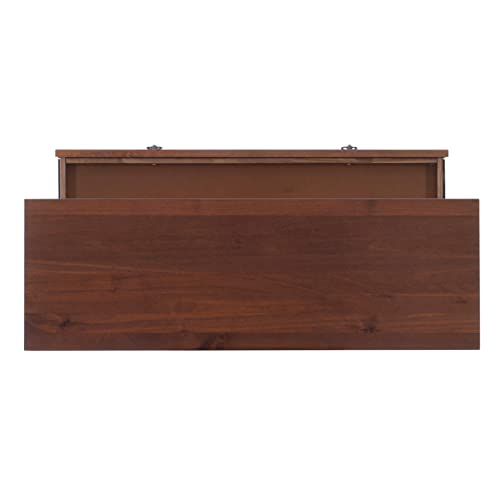 Linon Home Dcor Console Table, 42.01"w x 13.98"d x 30.71"h, Antique Tobacco - WoodArtSupply