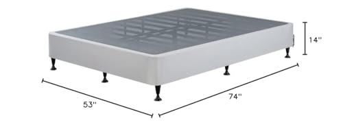 ZINUS Keenan Metal Mattress Foundation, Standing Box Spring, Headboard Brackets Included, Easy Assembly, Full Zinus