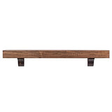 MANTELSDIRECT Mantels Direct Bedford 48 Inch Provincial Finish Floating Mantel Shelf - Modern Poplar Wood Shelf for Fireplaces, Hearths, Décor and More | Mantels Direct MANTELSDIRECT