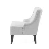 Christopher Knight Home Nicole Fabric Settee, Light Grey Christopher Knight Home