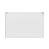 AFI, Southampton Murphy Bed Chest Queen with 6" Mattress, Storage Drawer & Built-in USB Charger, White AFI