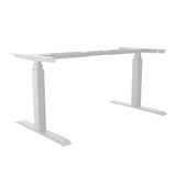 Desky Dual Motor Standing Desk Frame, Height Adjustable Electric Sit Stand Desk Base with Memory Presets, Heavy Duty Steel Frame for Home Office and Workstations – Matte Black Desky