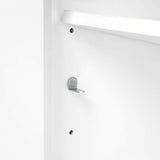 OVE Decors Bathroom Vanity with Black Hardware and Power Bar in White Finish, 60 inches OVE Decors