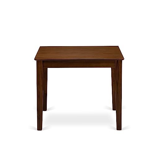 East West Furniture OXAB5-AWA-05 5 Piece Kitchen Table Set for Small Spaces Includes a Square Modern Dining Table and 4 Parson Kitchen Chairs, 36x36 Inch, Antique Walnut East West Furniture