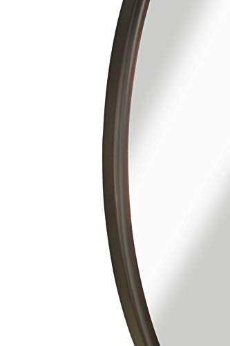 Martin Svensson Home Oil Rubbed Bronze Framed Round Wall Mirror, 36" Diameter - WoodArtSupply