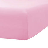 Sfoothome Mattress Sheet Full Size with Deep Pockets - Soft and Comfortable Microfiber - Fade Wrinkle Resistant, Pink Fitted Sheets Sfoothome