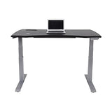 WorkPro® Electric 60"W Height-Adjustable Standing Desk with Wireless Charging, Black WorkPro
